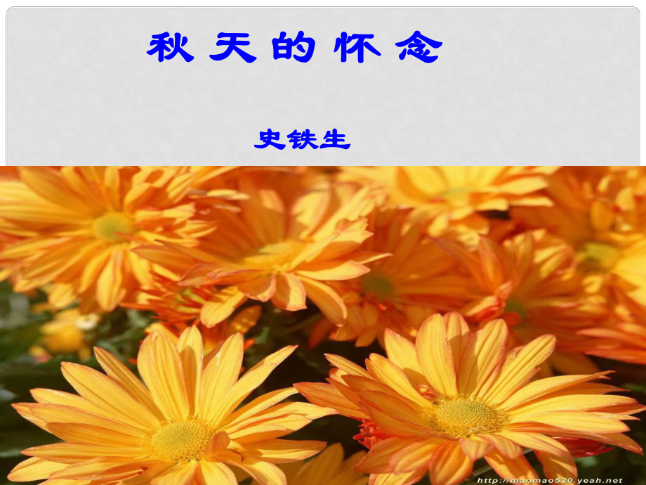 五年級(jí)語(yǔ)文上冊(cè) 第三單元 天的懷念課件2 鄂教版_第1頁(yè)