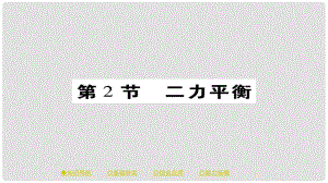 八年級(jí)物理下冊(cè) 第8章 第2節(jié) 二力平衡習(xí)題課件 （新版）新人教版