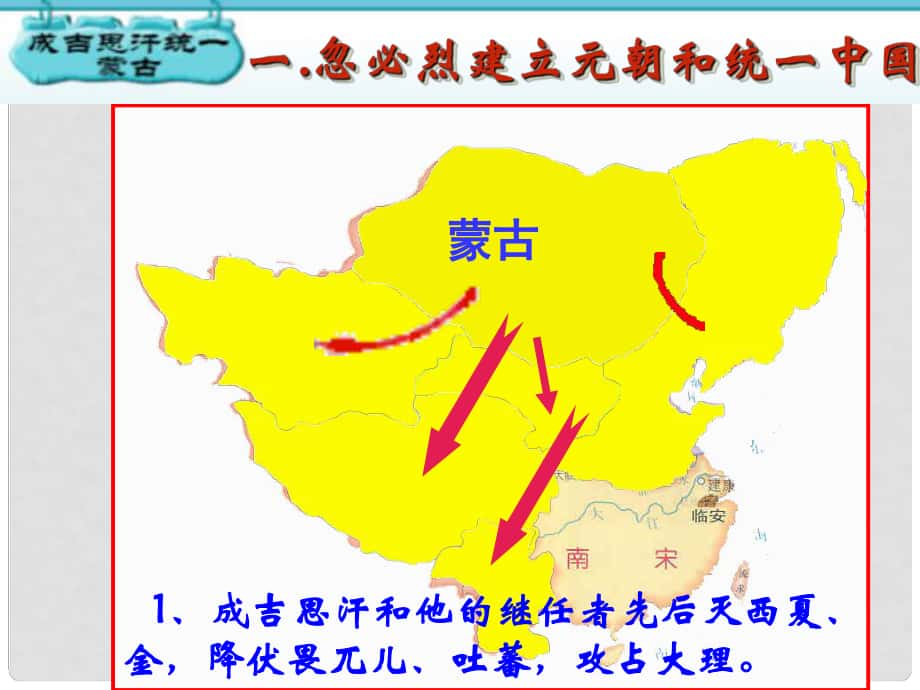 高中歷史 第五單元 兩宋的繁榮與元的統(tǒng)一 第22課《元朝的統(tǒng)一》優(yōu)質(zhì)課件 華東師大版第三冊(cè)_第1頁(yè)