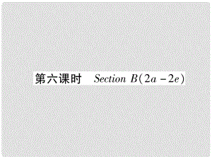 九年級(jí)英語全冊(cè) Unit 7 Teenagers should be allowed to choose their own clothes（第6課時(shí)）Section B（2a2e）習(xí)題課件 （新版）人教新目標(biāo)版