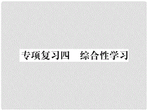 七年級語文上冊 專項復(fù)習(xí)四 綜合性學(xué)習(xí)習(xí)題課件 新人教版