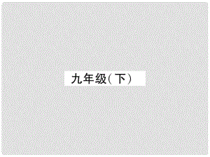 四川省宜賓市中考語文 第2編 Ⅱ卷考點復(fù)習(xí) 考點1 九（下）復(fù)習(xí)課件