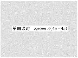 九年級英語全冊 Unit 7 Teenagers should be allowed to choose their own clothes（第4課時）Section A（4a4c）習題課件 （新版）人教新目標版