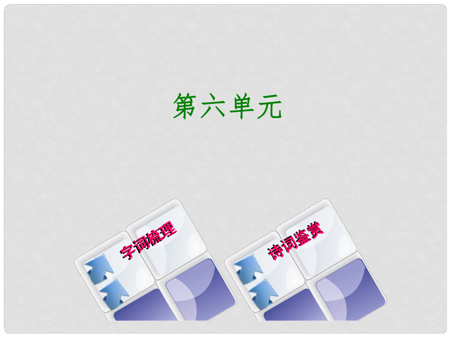 中考語文 教材梳理 九上 第六單元復習課件_第1頁