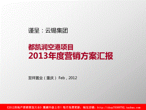2月重庆都凯润空港项目营销方案汇报