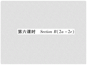 九年級(jí)英語(yǔ)全冊(cè) Unit 6 When was it invented（第6課時(shí)）Section B（2a2e）習(xí)題課件 （新版）人教新目標(biāo)版