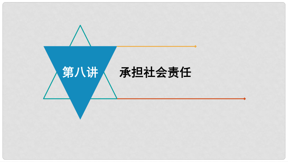 安徽省中考政治 模塊三 我與集體、國家和社會的關系 第八講 承擔社會責任復習課件_第1頁