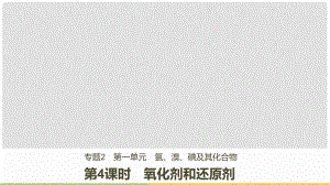 高中化學 專題2 從海水中獲得的化學物質(zhì) 第一單元 氯、溴、碘及其化合物 第4課時課件 蘇教版必修1