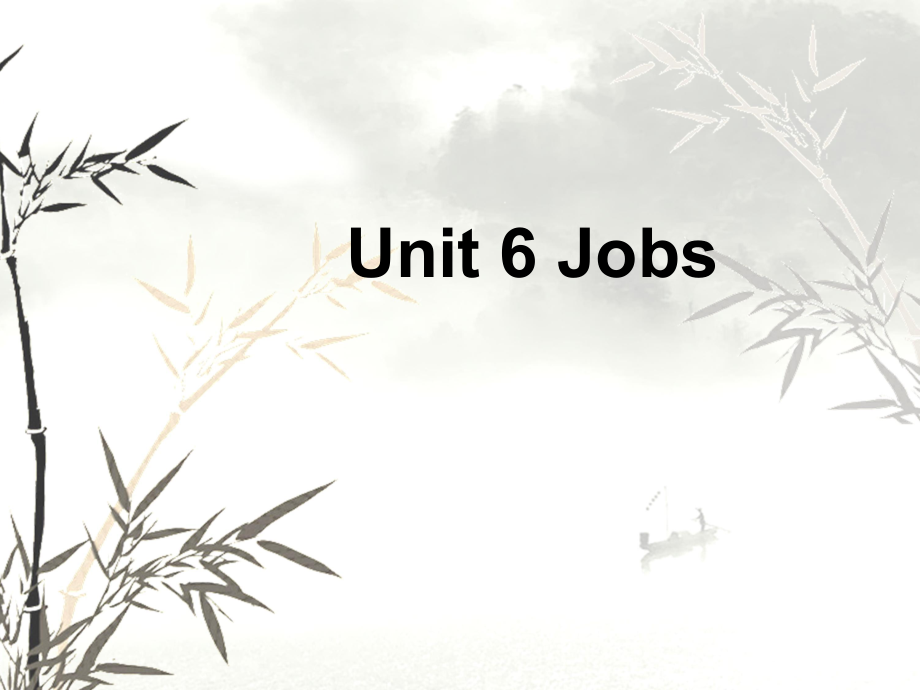 八年級(jí)英語(yǔ)上冊(cè)：Unit 6 Jobs More practice課件上海牛津版_第1頁(yè)