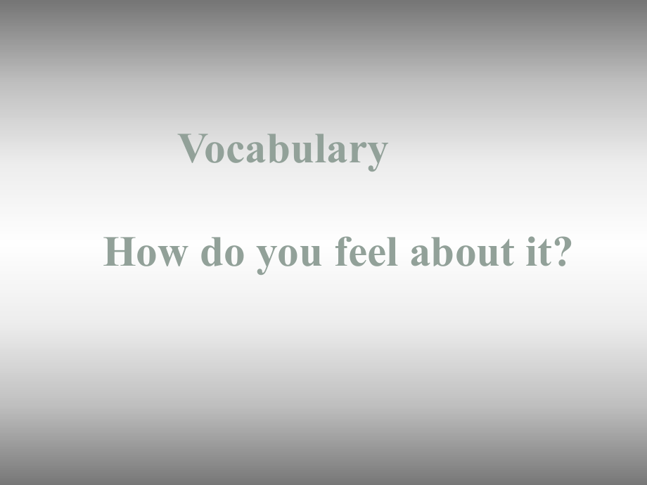 七年級英語下 Unit 4 Vocabulary牛津版_第1頁