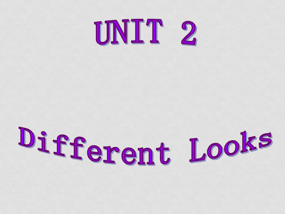 七年级英语上：Unit 2 Topic 1 I have a small nose课件（仁爱版）topic1 sectionA_第1页