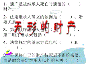 八年級政治下冊 第三單元 我們的文化 經(jīng)濟權(quán)利 無形的財產(chǎn)人教版