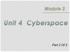 高三英語一輪復(fù)習(xí) M2 unit 42 Cyberspace課件 北師大版