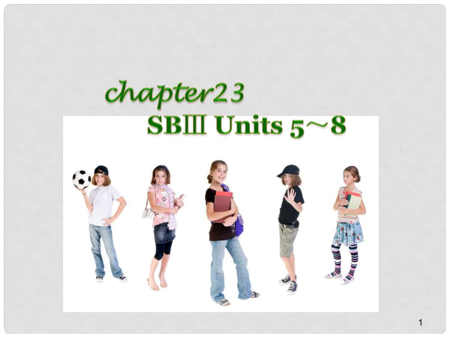 高中英語(yǔ)總復(fù)習(xí) Chapter 23 SB Ⅲ Units 5～8課件_第1頁(yè)