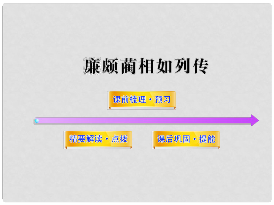 1112版高中語文課時(shí)講練通配套課件 《廉頗藺相如列傳》蘇教版選《史記選讀》_第1頁