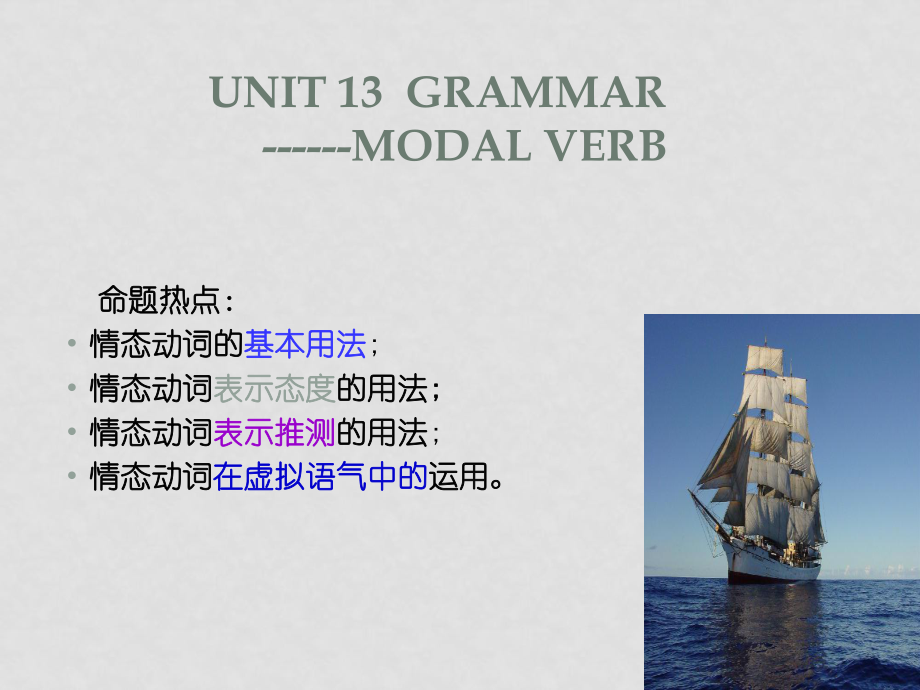 高二英語(yǔ)Unit 13 the water planet 課件3人教版_第1頁(yè)