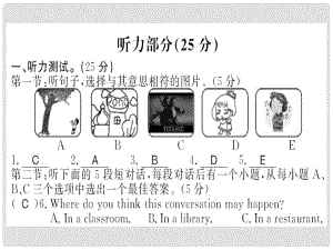 廣西九年級(jí)英語(yǔ)全冊(cè) Unit 11 Sad movies make me cry測(cè)評(píng)卷習(xí)題課件 （新版）人教新目標(biāo)版