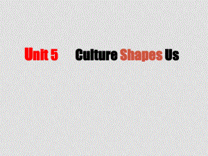 九年級英語下：Unit 5 Culture Shapes Uslesson 33 Welcome,Guest!課件冀教版