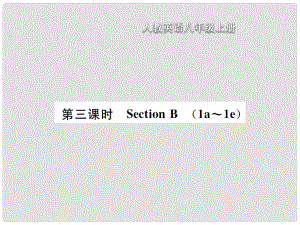 八年級英語上冊 Unit 1 Where did you go on vscation（第3課時）Section B習題課件 （新版）人教新目標版