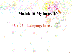 九年級英語下冊Unit 3Language in use課件外研版