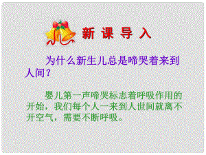 吉林省雙遼市七年級(jí)生物下冊(cè) 第四單元 第三章 第一節(jié)呼吸道對(duì)空氣的處理課件 （新版）新人教版