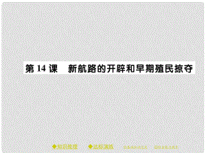 九年級歷史上冊 第五單元 資本主義的興起 第十四課 新航線的開辟和早期殖民掠奪課件 川教版