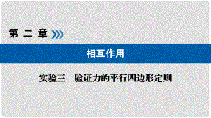 高考物理一輪復(fù)習(xí) 實(shí)驗(yàn)增分 專題3 驗(yàn)證力的平行四邊形定則課件