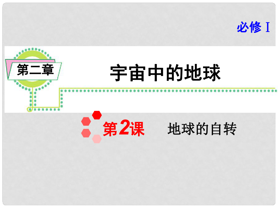 浙江省高考地理一輪復(fù)習(xí)導(dǎo)航 第2章第2課地球的自轉(zhuǎn)課件 新人教版必修1_第1頁