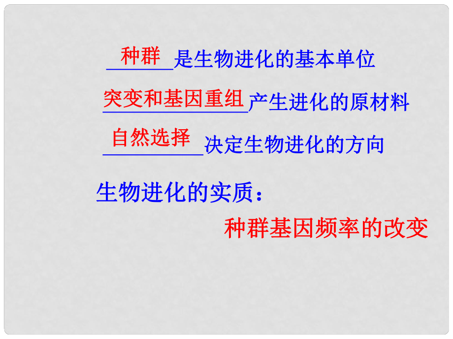 福建省莆田八中高二生物《隔離與物種的形成》課件_第1頁(yè)