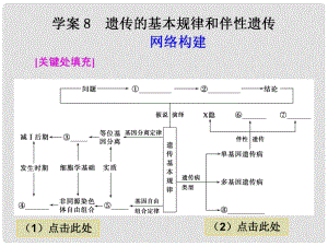 高考二輪專題復(fù)習(xí) 第一部分專題四 8遺傳的基本規(guī)律和伴性遺傳課件