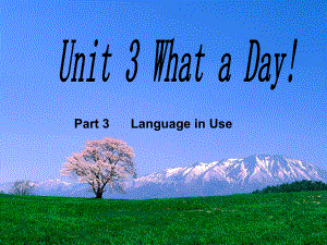 八年級(jí)英語(yǔ)上：Unit 3 What a Day!Part 3課件北京課改版