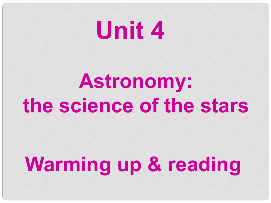 高一英语UNIT4 reading课件 新人教版必修3_第1页