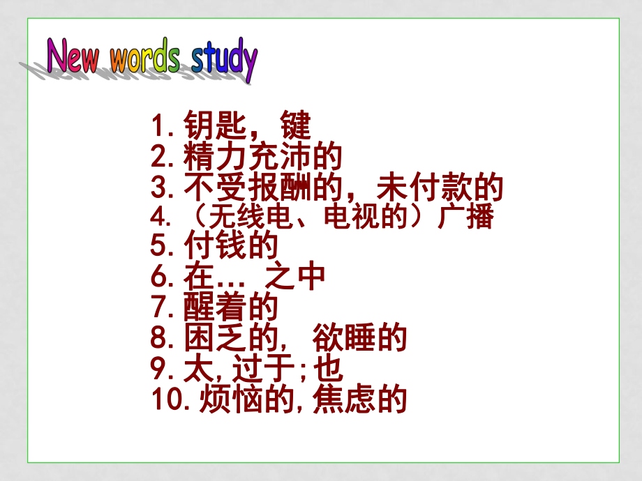 八年級英語下冊Module 6 Unit 1課件外研版_第1頁