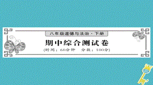 八年級道德與法治下冊 期中綜合測試卷 新人教版