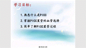 PICC置管 簡介PPT課件