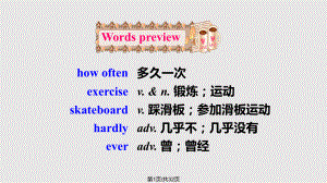 how often do you exercisePPT課件