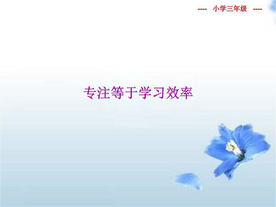 《专注等于学习效率》PPT课件.ppt_第1页