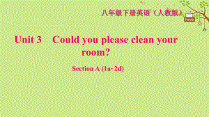 八年級英語下冊 Unit 3 Could you please clean your room Section A(1a-2d)習(xí)題 （新版）人教新目標(biāo)版