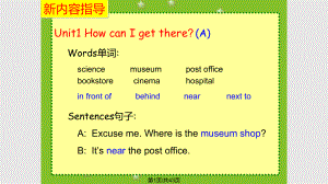 Unit How can I get therePPT課件