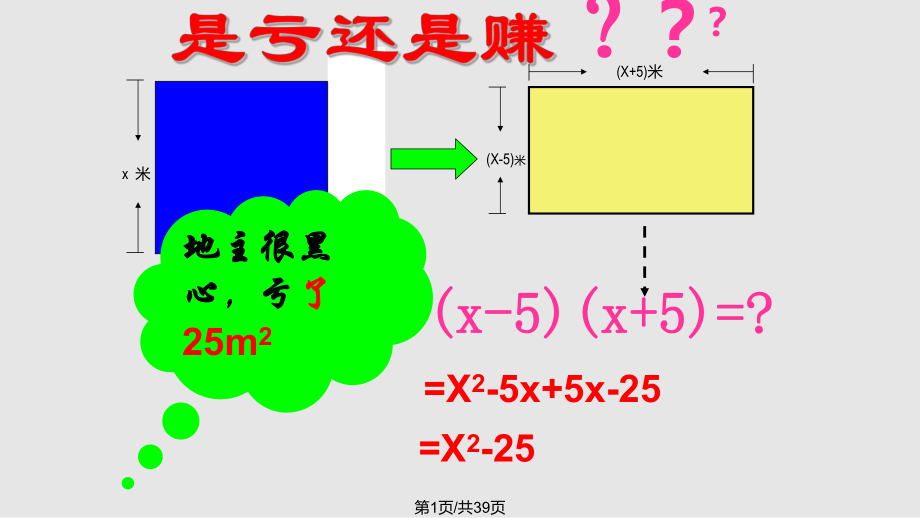 平方差公式 公開課PPT課件_第1頁