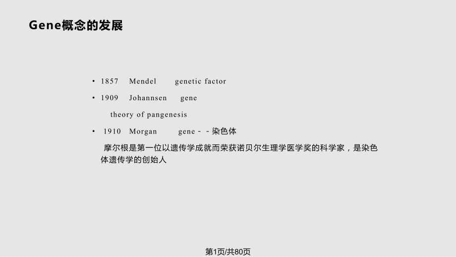 基因的分子生物學(xué) Microsoft PowerPoint 演示文稿PPT課件_第1頁