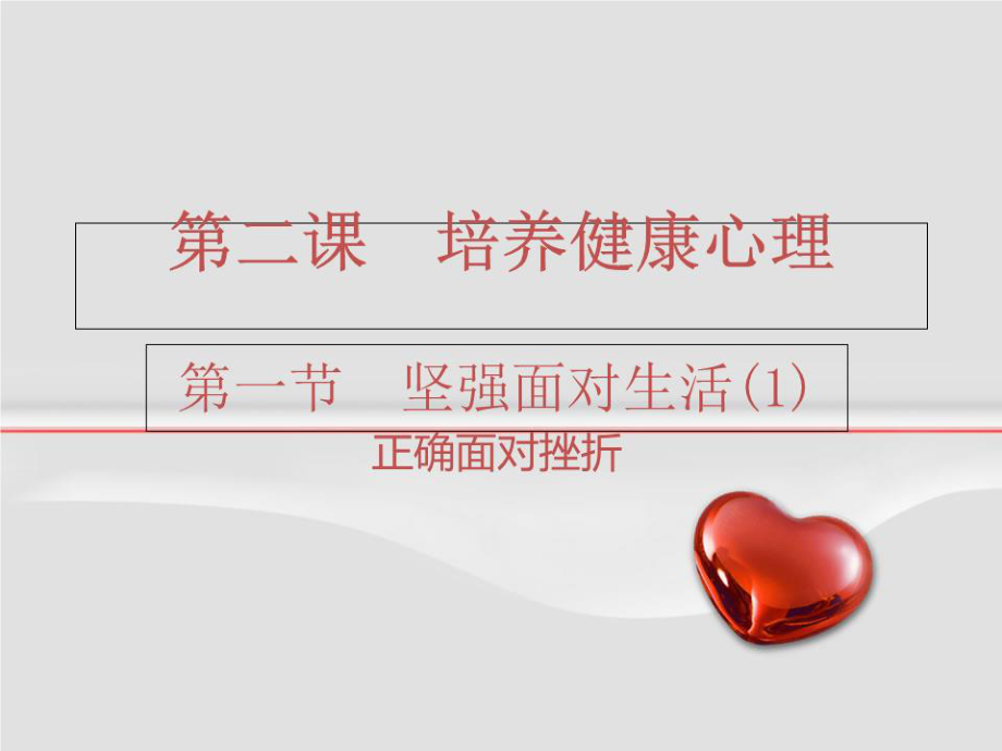 《正确面对挫折》PPT课件.ppt_第1页