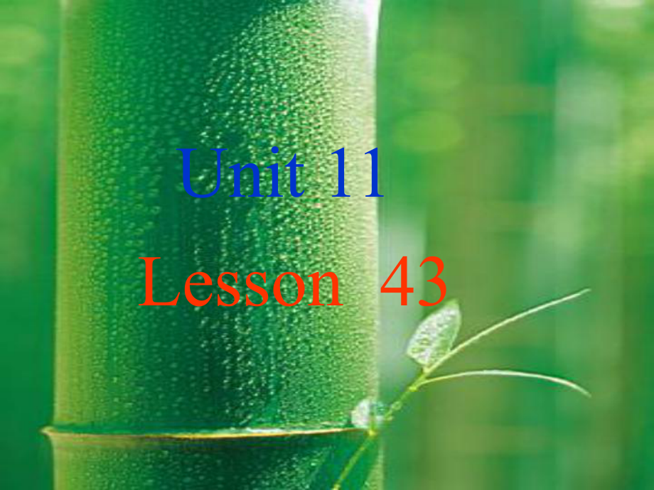 小学一年级英语 Lesson43 （1）[共13页]_第1页