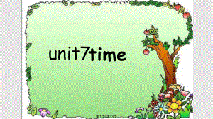 開心英語三年級下冊Unit TimePPT課件