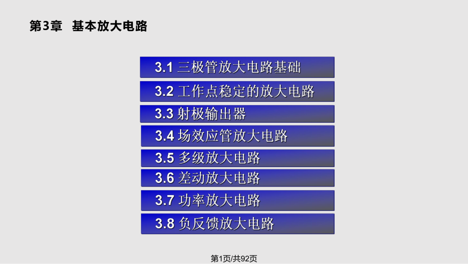 第3章 基本放大電路PPT課件_第1頁