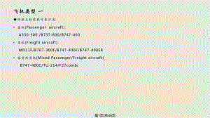 空運(yùn)基礎(chǔ)知識(shí) 二PPT課件