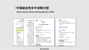 缺血性卒中分型 診斷 治療 預(yù)防PPT課件