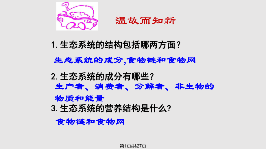 高中生物必修生态系统的能量流动 人教PPT课件_第1页