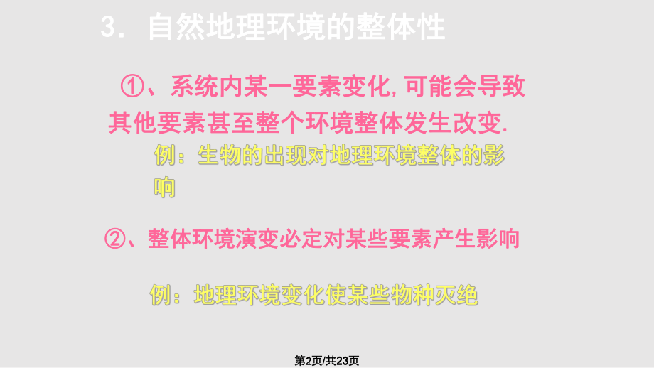 高一地理必修 自然地理要素變化與環(huán)境變遷PPT課件_第1頁