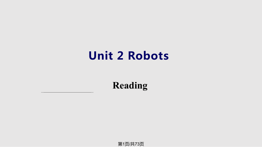 高中英語(yǔ)選修 unit ReadingPPT課件_第1頁(yè)